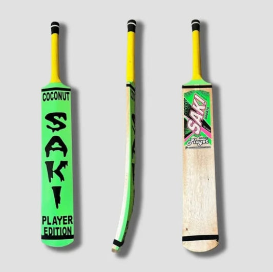 SAKI Full Cane Tape Ball Cricket Bat